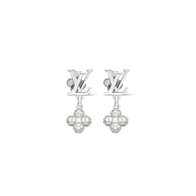 LOUIS VUITTON ICONIC LOUISA STRASS EARRINGS 